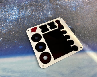 Now Magnetic 1.5 Ship Card Size Acrylic Command Ship Tray for SW Armada, fits sleeved cards & unsleeved cards