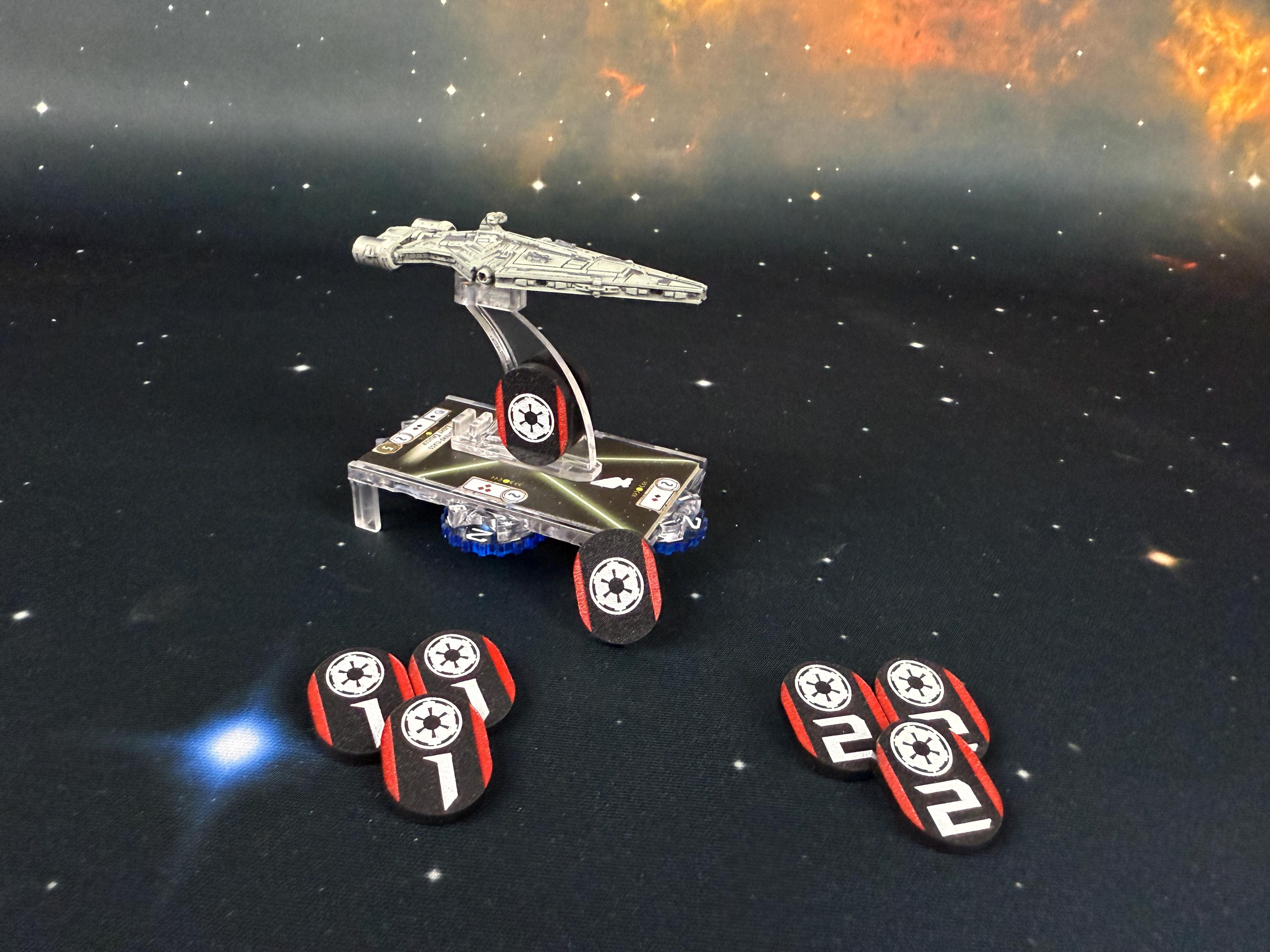 Sw Armada Set SW Armada Ship ID Tokens: Pearl Acrylic, Laser Cut - Set of 6 - Etsy