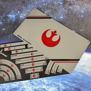 Template Tray with ALL Acrylic Template for Second Edition - Laser Cut and Engraved
