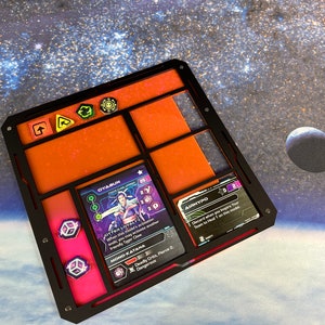 Cyperpunk Charakter Magnetische Dashboard Tablett mit Befestigungsschlitzen
