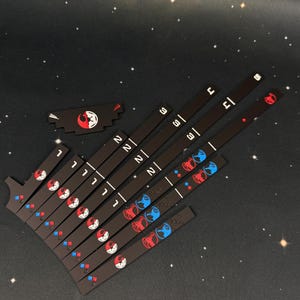 Sw Armada Set SW Armada Rulers Full Set: Laser Cut Acrylic Range and Speed Set - Etsy