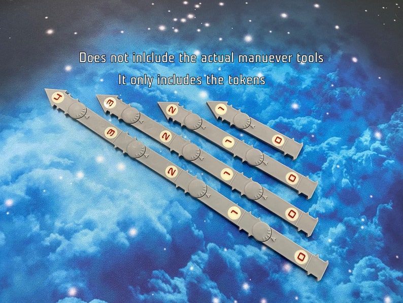 Acrylic Token inserts ONLY for Maneuver tool for SW Armada image 3