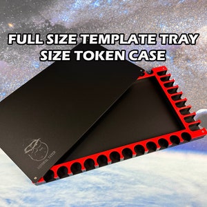 Token, obstacle, and dice Tray for full size template trays for SW Armada
