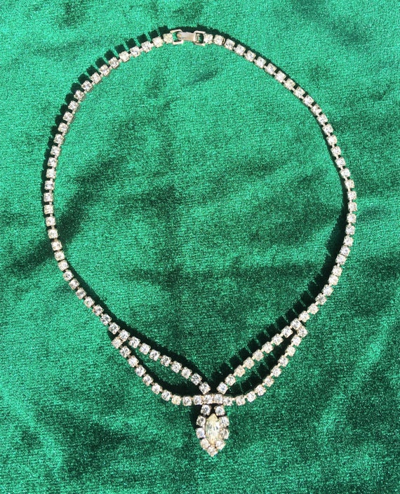 50's Rhinestone Necklace - image 7