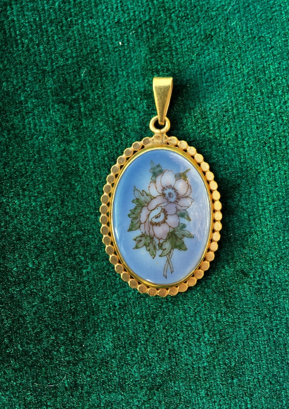 Bing & Grondahl Porcelain Pendant