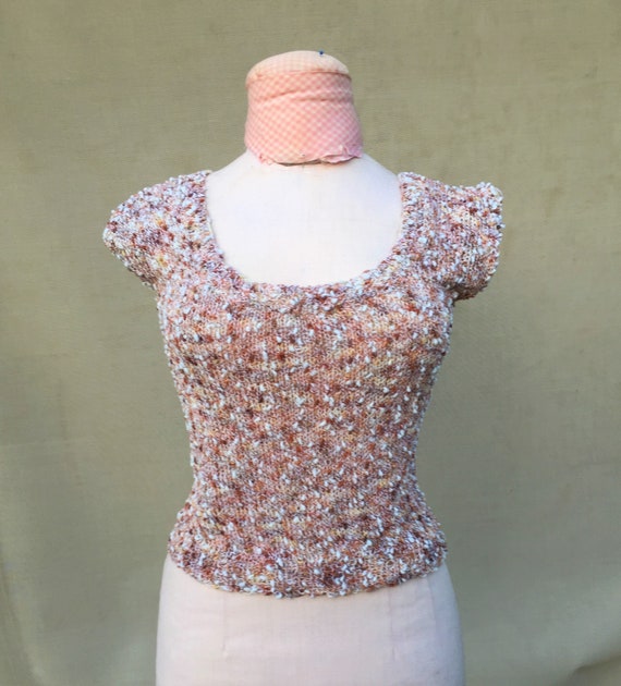 1980's Handknit Summer Top