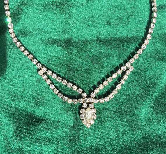 50's Rhinestone Necklace - image 6