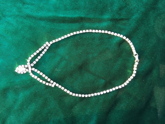 50's Rhinestone Necklace - image 4