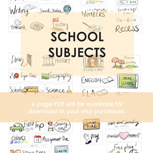 Homeschool Visual School Subjects