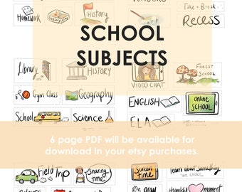 Homeschool Visual School Subjects