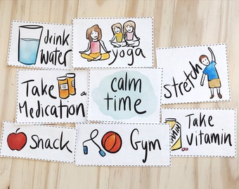 Health + Wellness Visual Schedule Expansion Pack