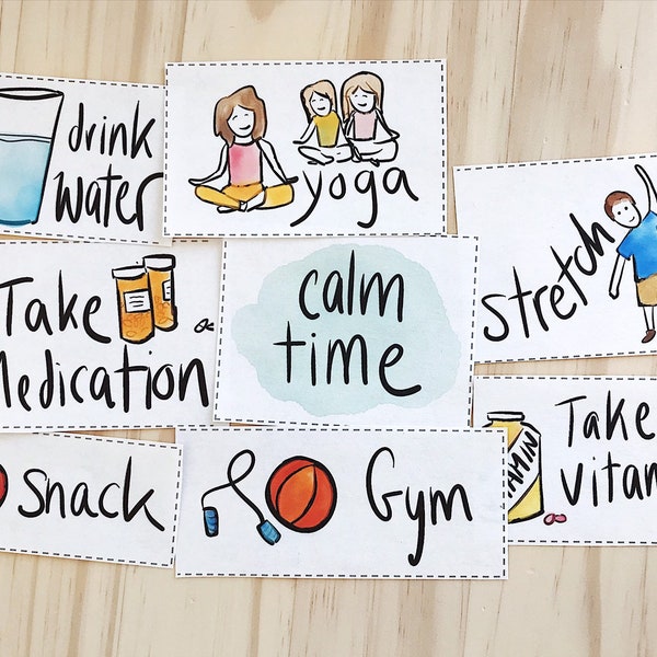 Health + Wellness Visual Schedule Expansion Pack