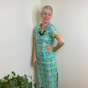 Periwinkle Blue 80s Dress~ Maggy Boutique ~ Tulip Sleeves ~ Vintage ~ Secretary Dress ~ Modest