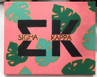 Sorority canvas | Etsy