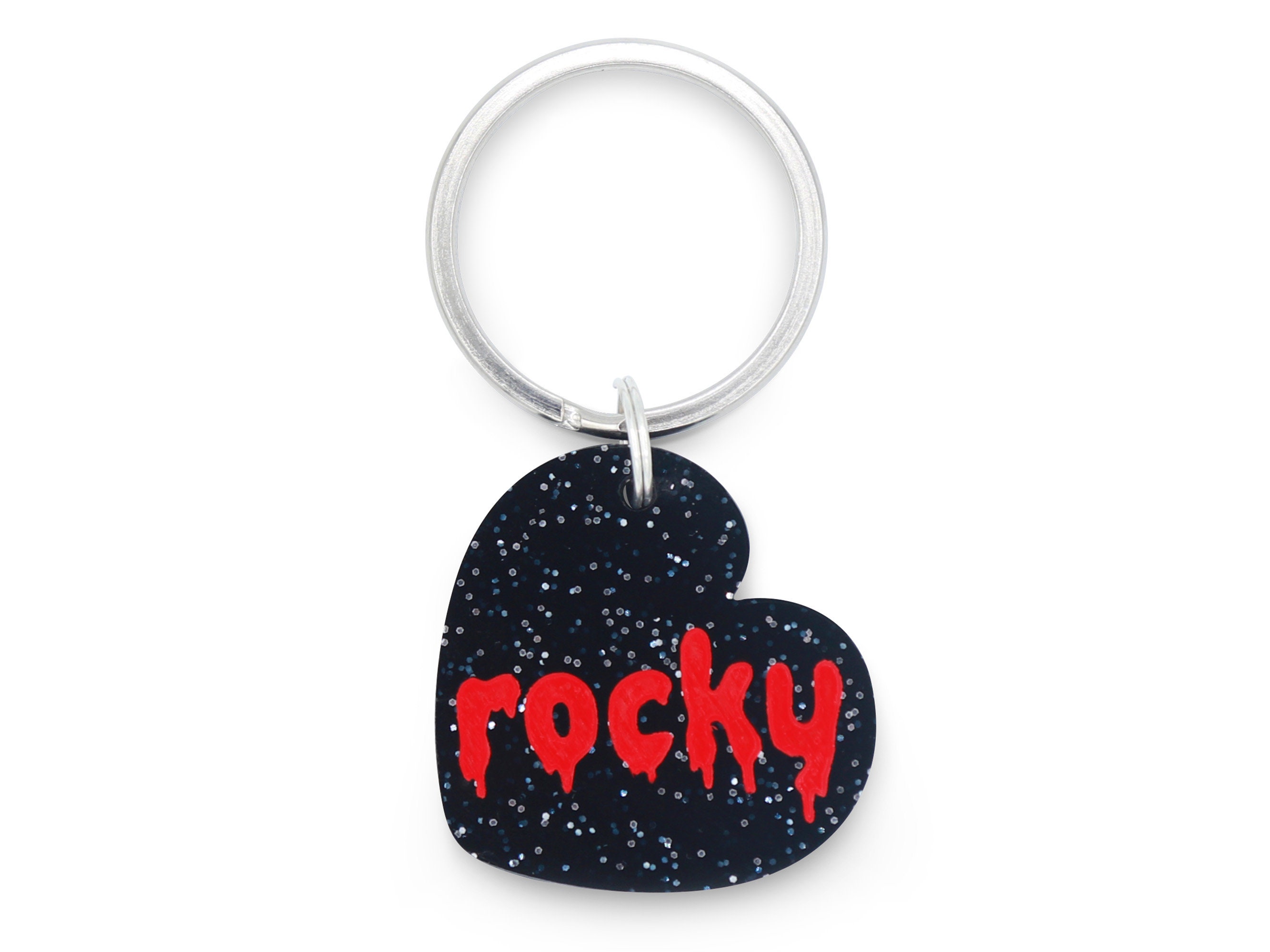 Custom Pet Tag for Dogs and Cats | Personalized Bloody Heart Pet ID Tag ...