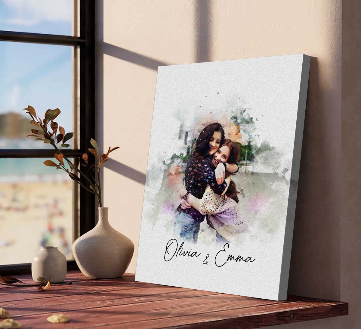 Personalized Art for Sister, Perfect Print Gift for Sister/ Step Sister ...