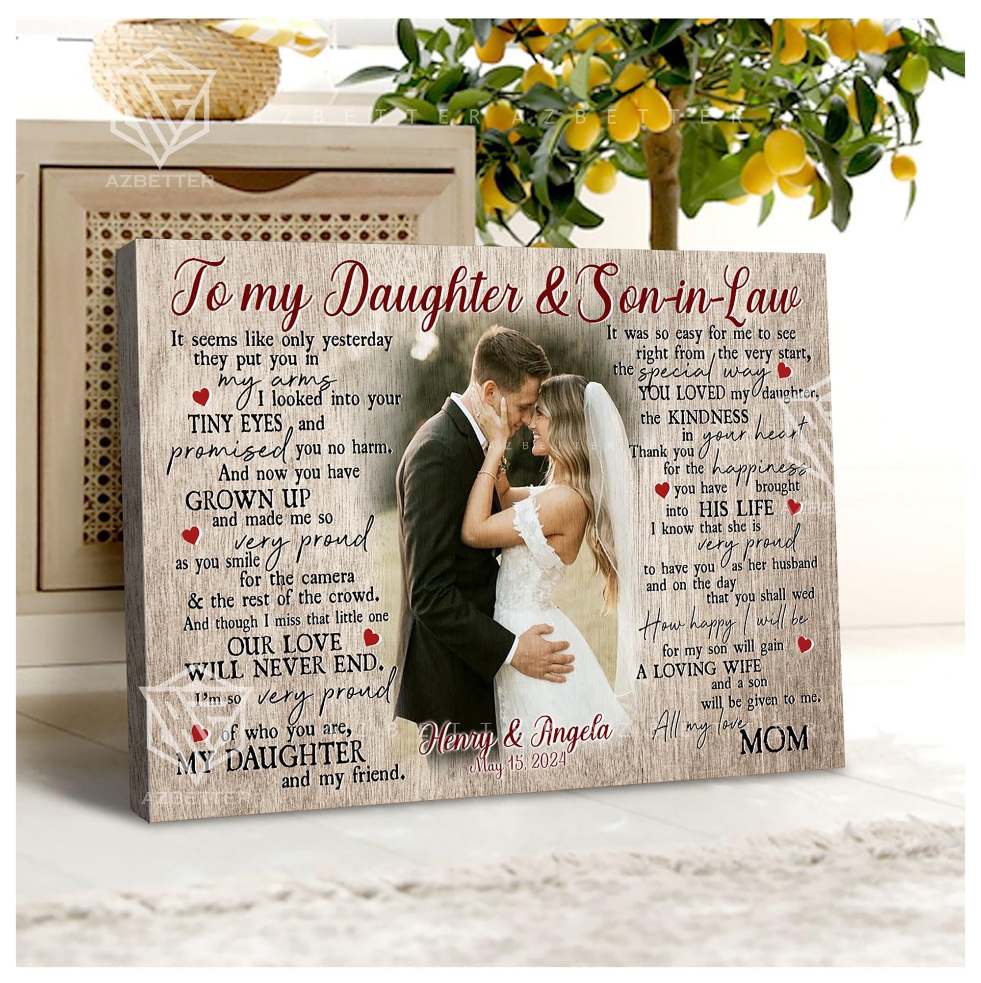 Words for son and daughter in law on wedding day | Honestweddingadvice.com