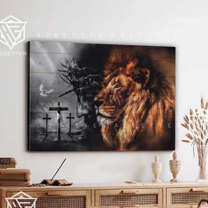 DIGITAL File Download Lion God Armor Of God, God Wall Art Home Decor, Lion Of Judah Printable