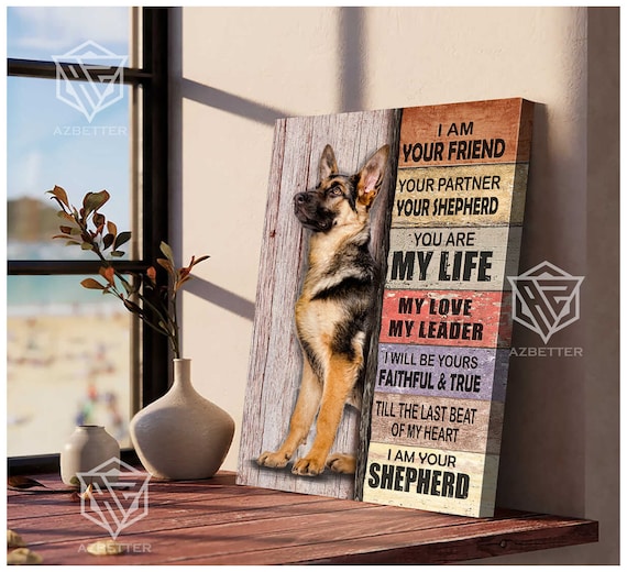 German shepherd wall decor sale