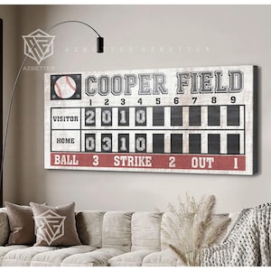 Vintage Scoreboard - Etsy