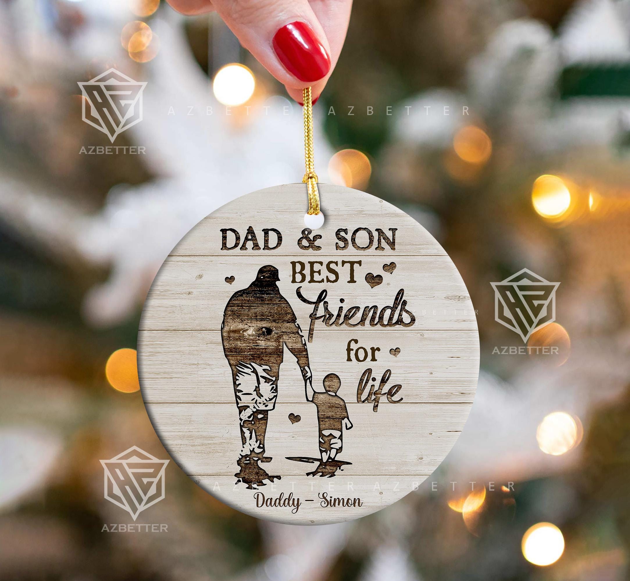 Father Son Ornament