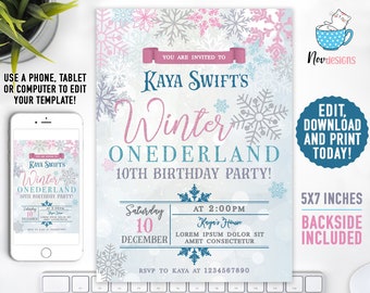 winter invitation etsy