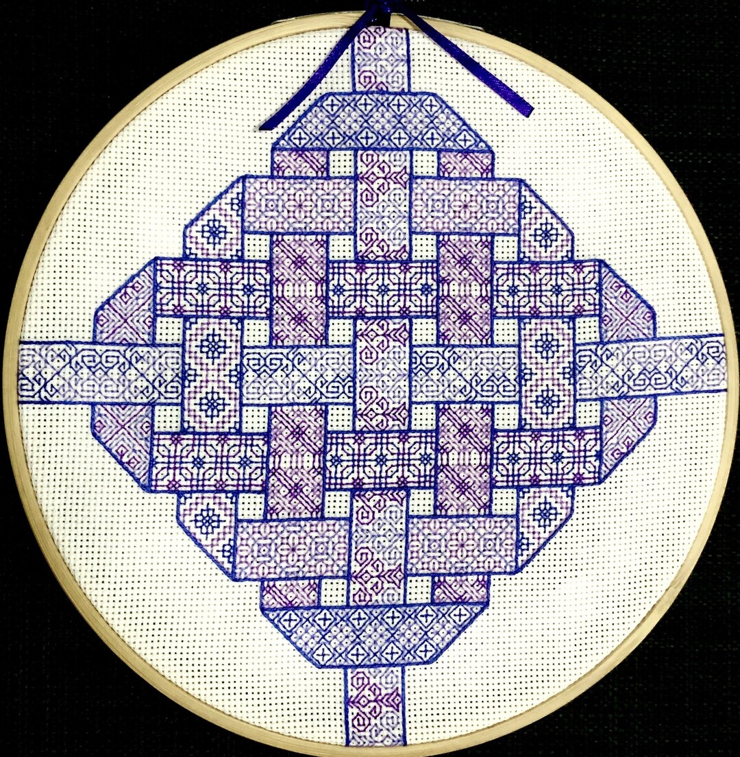 Woven Blackwork Sampler Pattern - Etsy