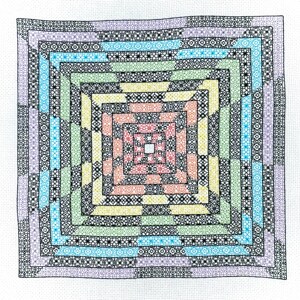 Fractured Blackwork Sampler Pattern - Etsy