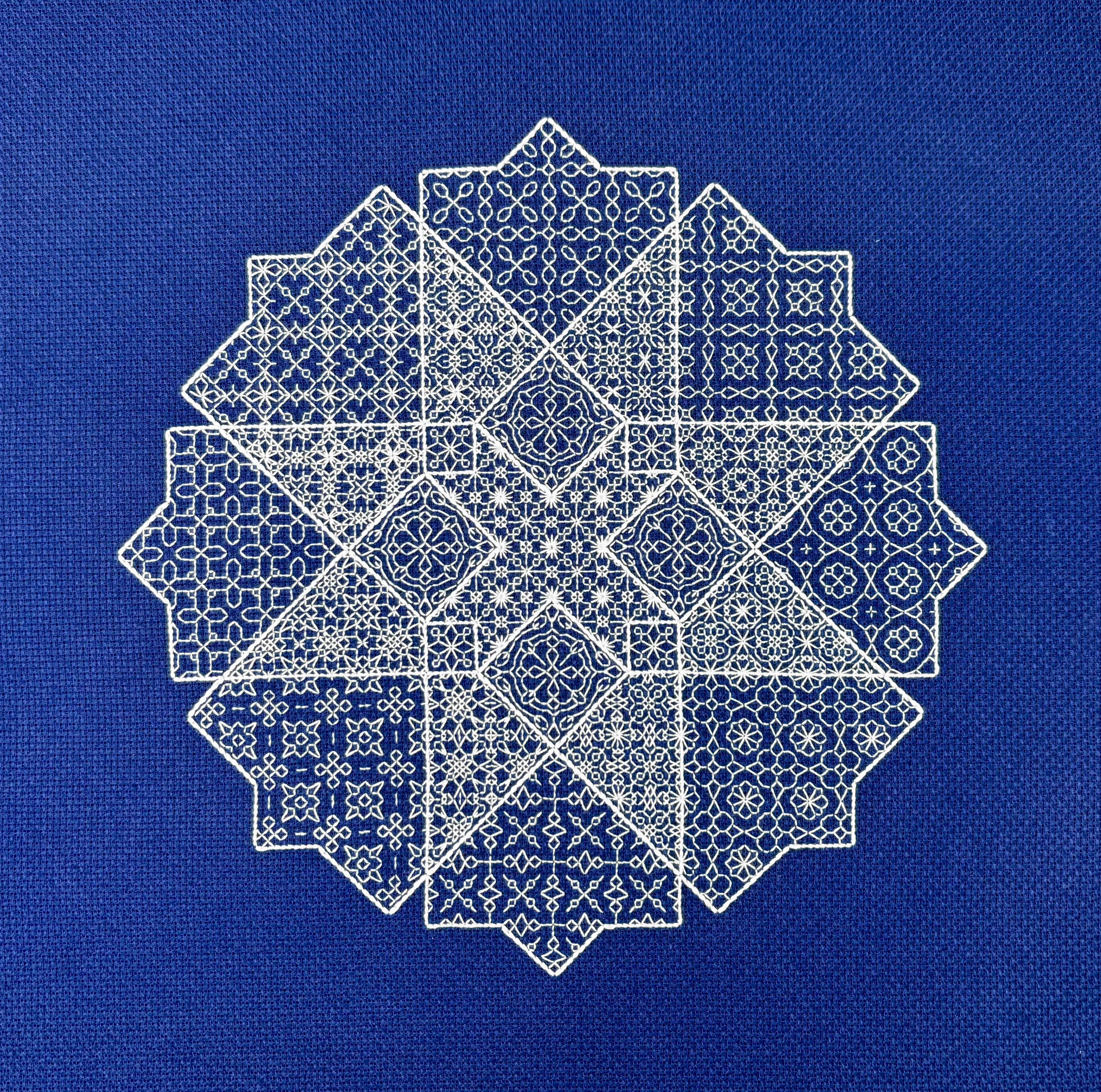 Overlay Blackwork Sampler Pattern - Etsy