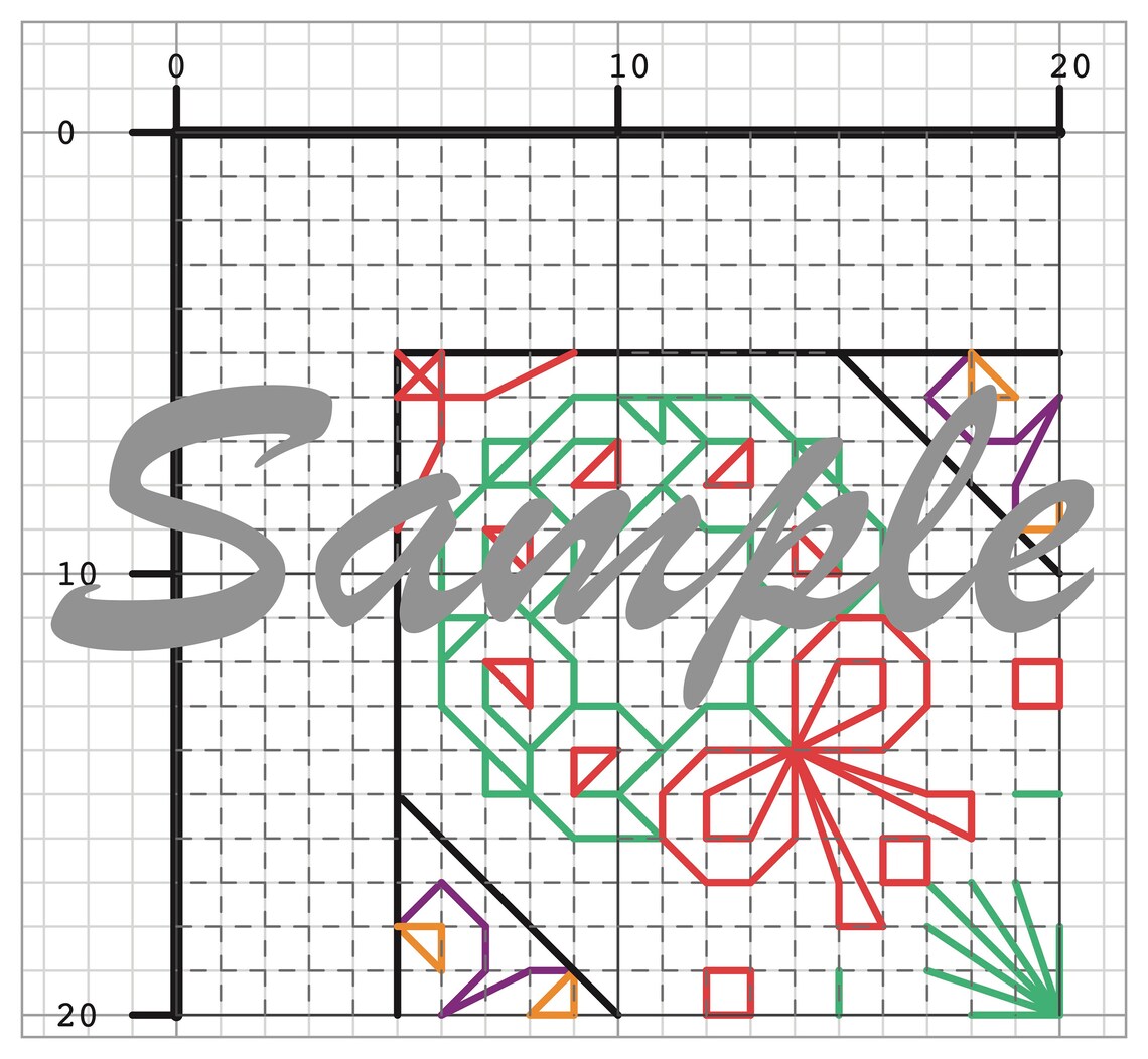 Holiday Blackwork Sampler Pattern - Etsy