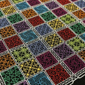 Blackwork Puzzle Sampler Pattern