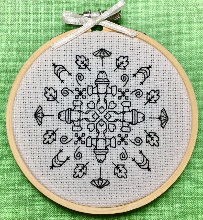 Firefly/Serenity Blackwork Pattern image 1