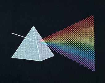Prism Blackwork Pattern