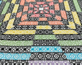 Fractured Blackwork Sampler Pattern