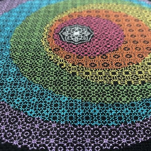 Modèle d'échantillonneur Orbit Blackwork