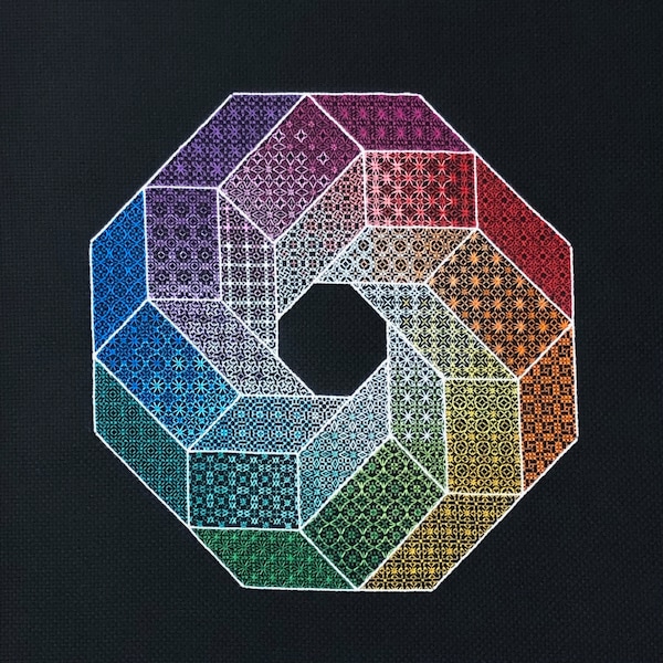 ピルエット ブラックワーク サンプラー パターン