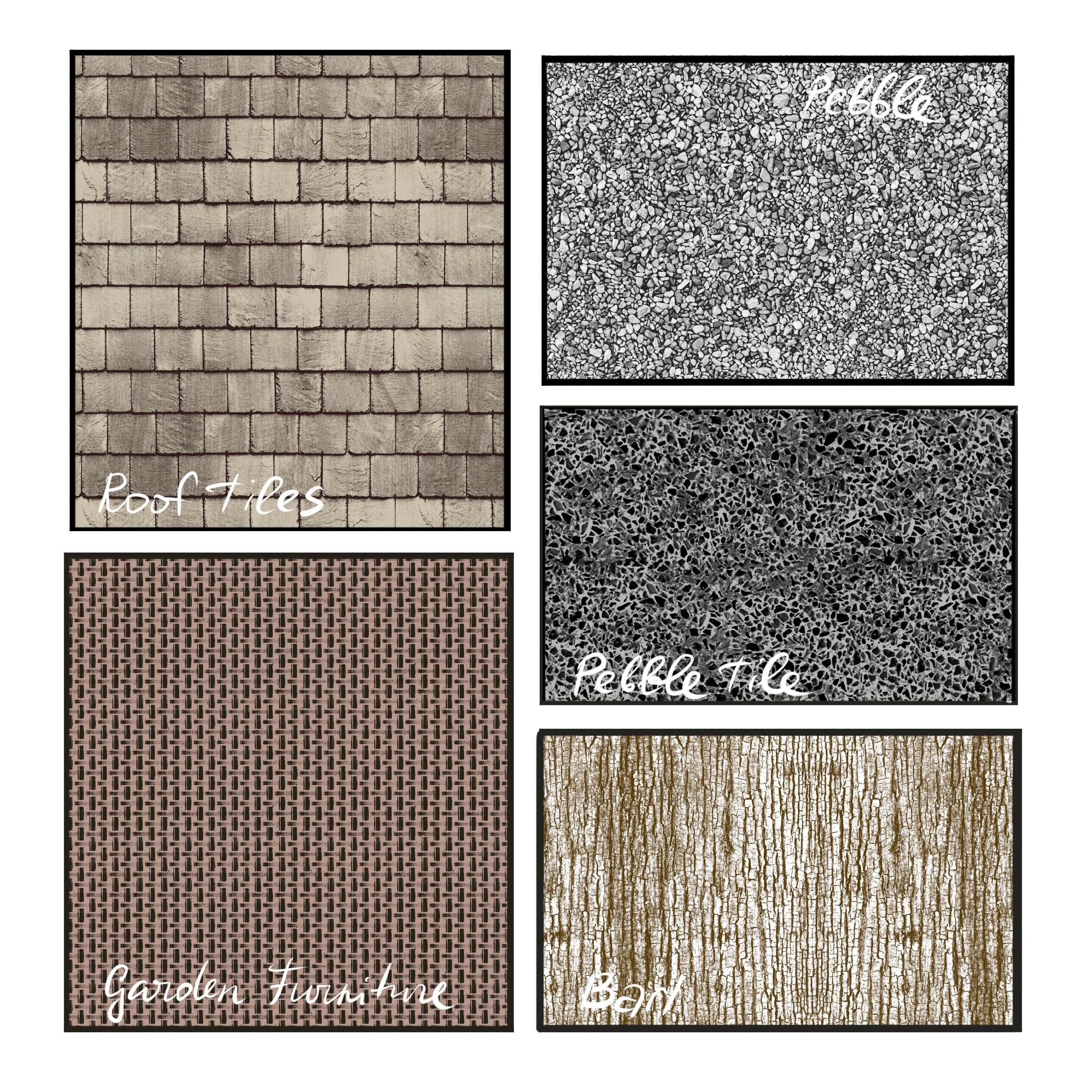 Procreate Seamless Brushes: 25 Pattern Textures for Landscape ...