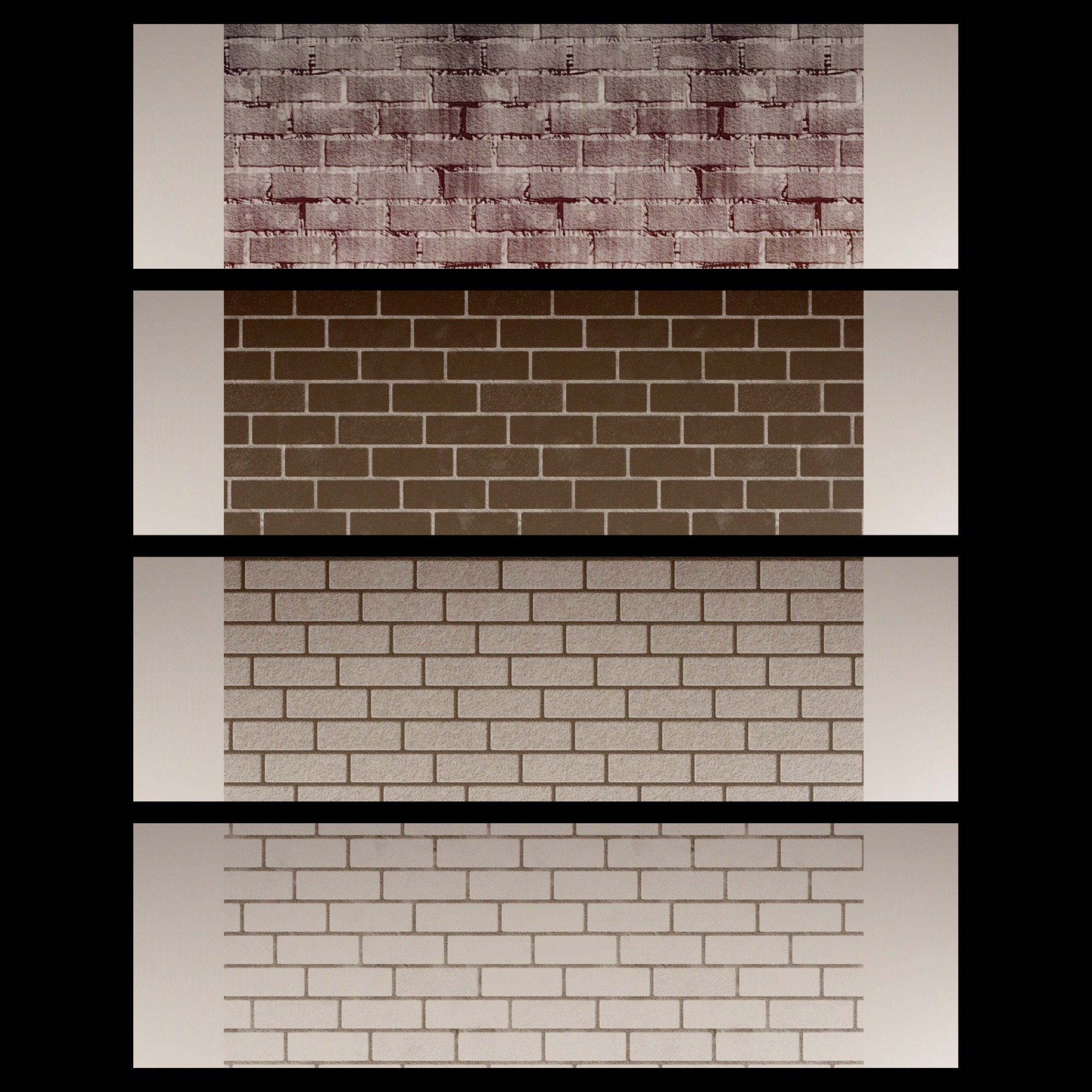 Procreate Brick Brushes 18 Seamless Pattern Textures Etsy Canada