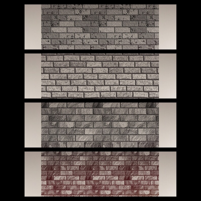 18 Bricks Seamless Texture Brushes for Procreate Etsy