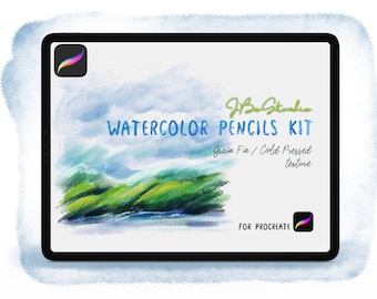 Procreate Watercolor Pencils Brushes