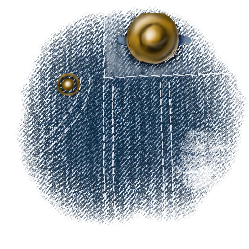 Procreate Denim Brushes Seamless Pattern Textures Brushes Etsy