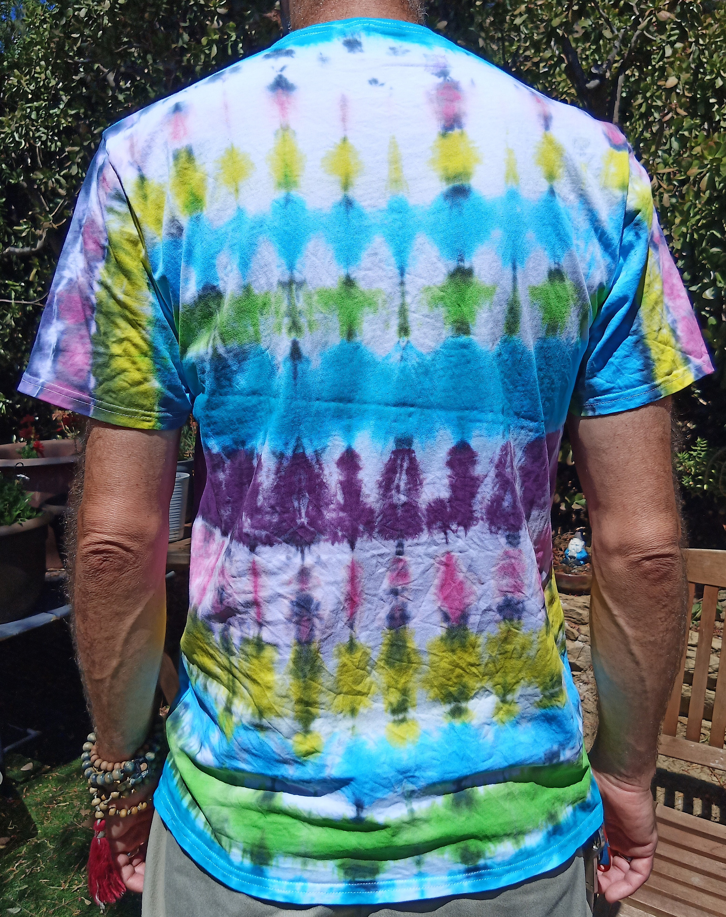 NEW Multi colored Tie Dye Mushroom T-Shirt Size Large | Etsy