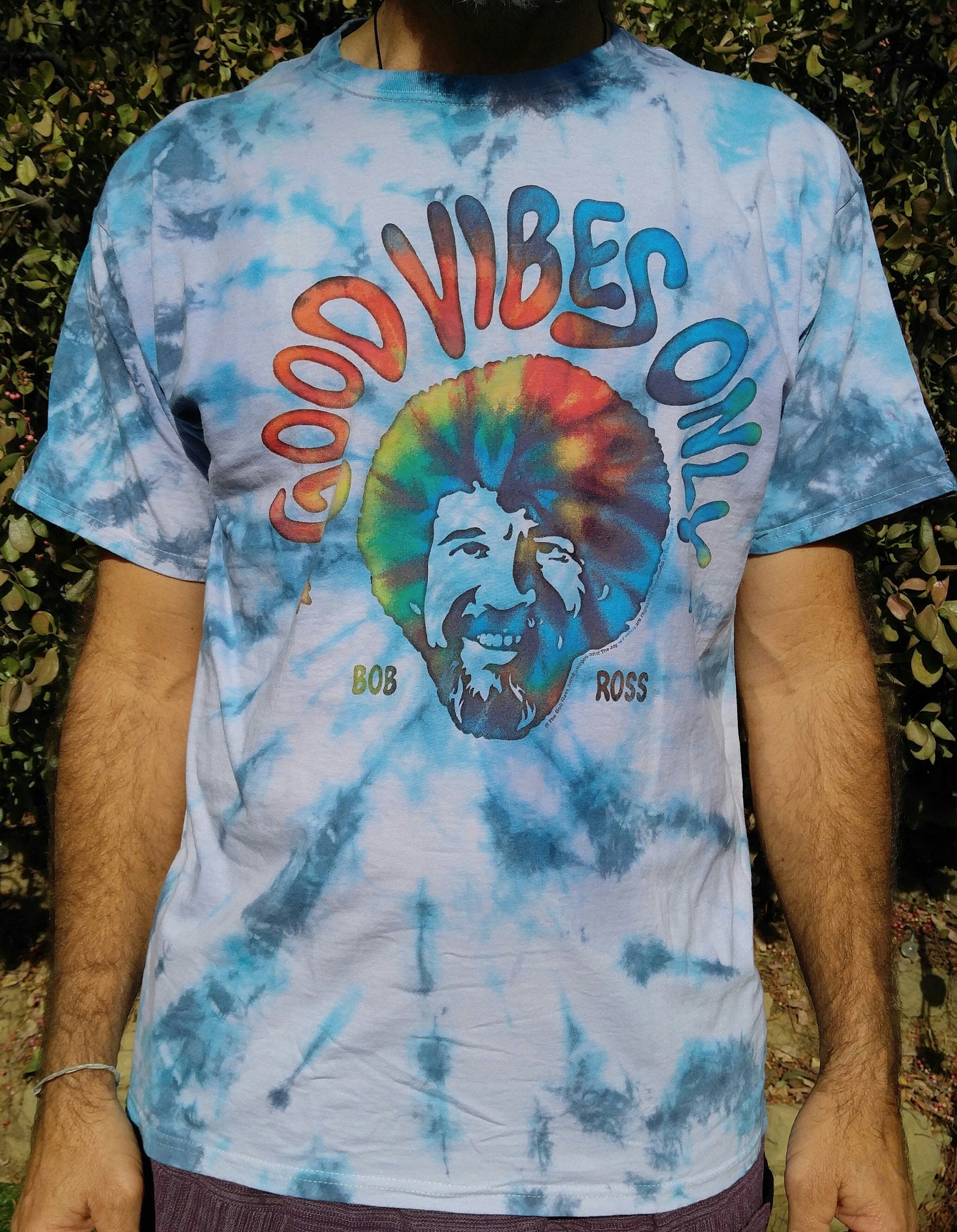 bob ross tie dye shirt
