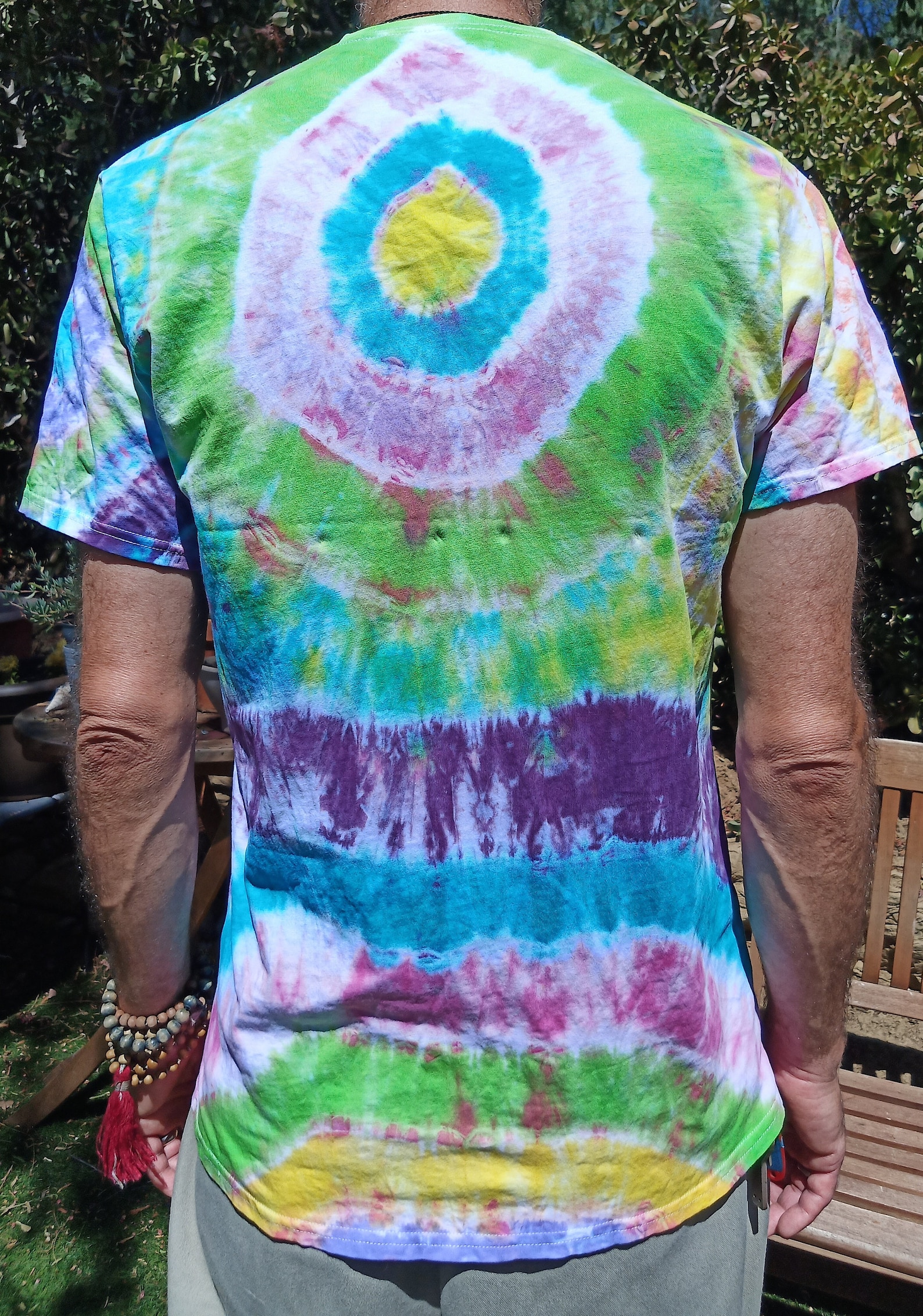 NEW Tie Dye Mushroom T-shirt Size Large Bright Multi | Etsy