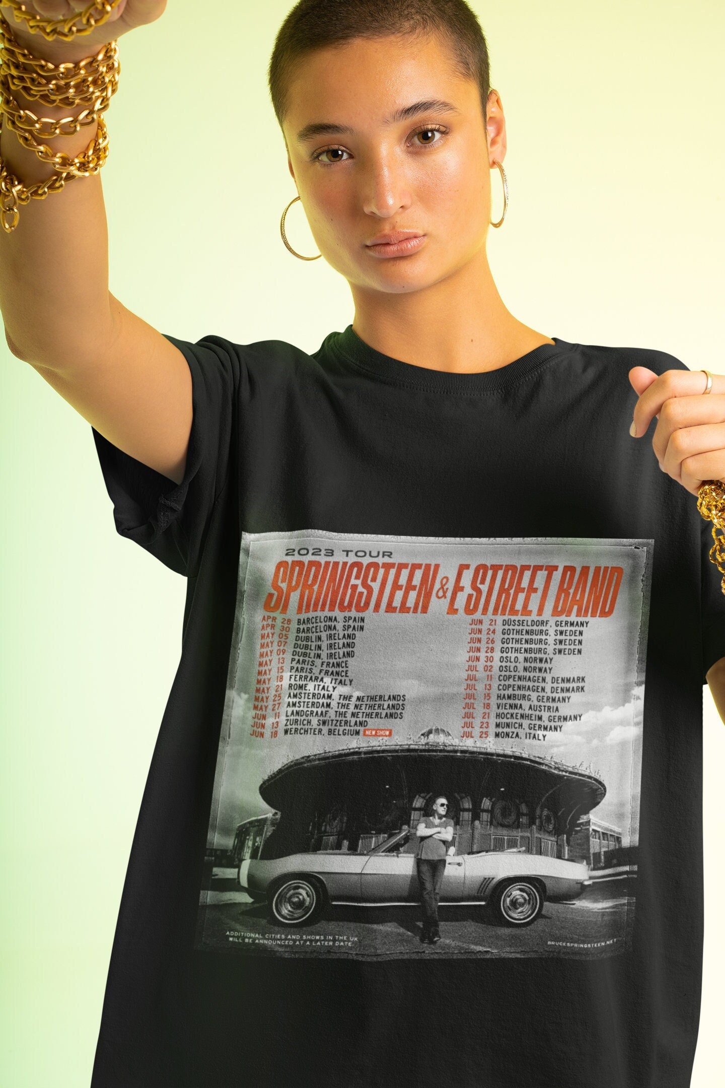 Bruce Springsteen 2023 Tour TShirts Printerval España