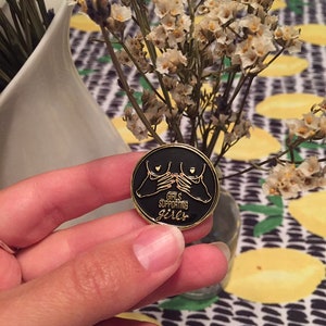 Girls Supporting Girls Enamel Pin - Etsy
