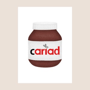 Cariad - A4 Welsh Print | Liefde - Welsh A4 Print | Welsh kaarten
