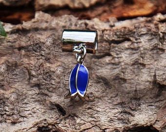 Bluebell Flower Bracelet Charm