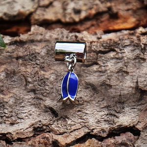 Bluebell Flower Bracelet Charm