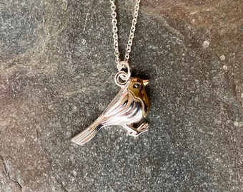 Robin Bird Pendant Necklace